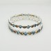 Citrine and Blue Topaz bangles