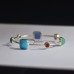 Chalcedony bangles