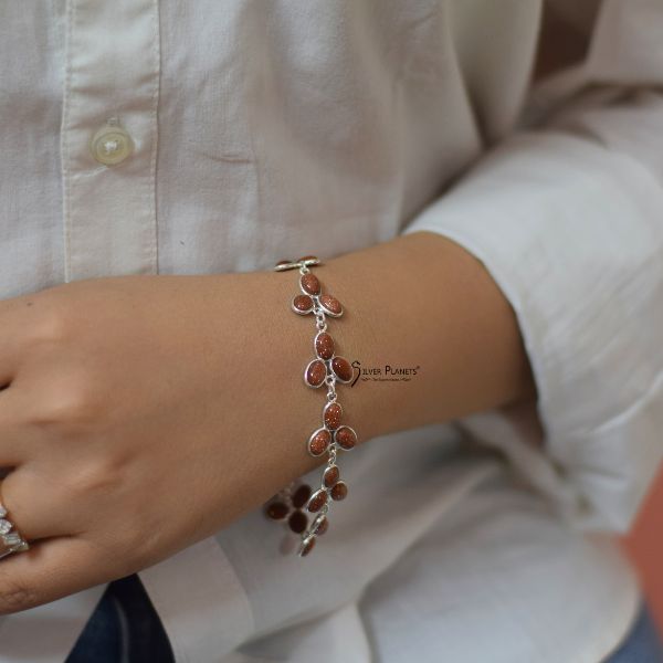 Sunstone bracelet