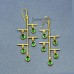 Greenonyx Beauties in Gold Earrings