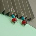 Turquoise coral Earrings