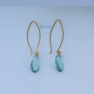 Aqua chalcedony Earrings