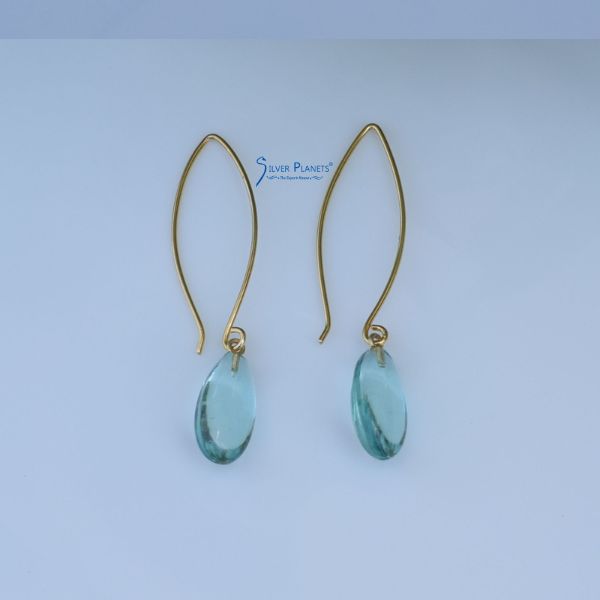 Aqua chalcedony Earrings