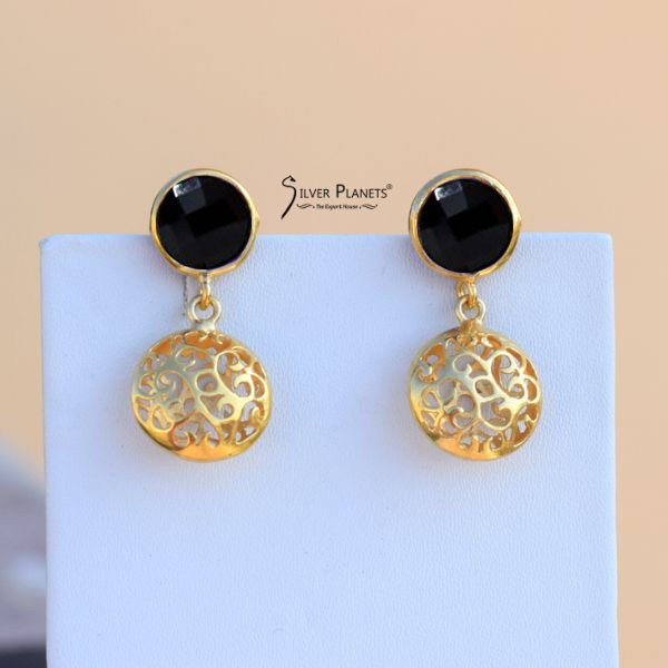  Black Onyx filigree