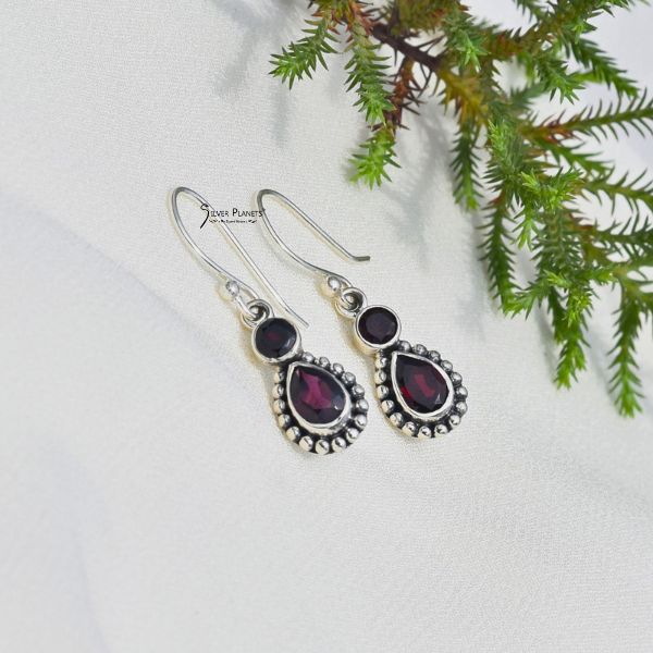 Garnet Earrings