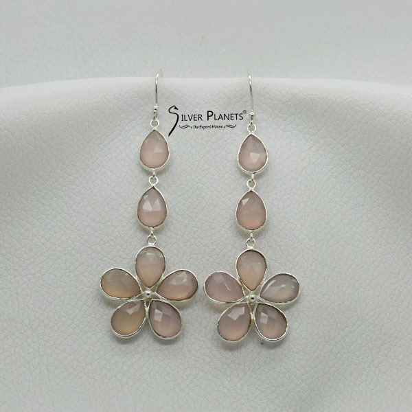 Rose Quartz Earrings