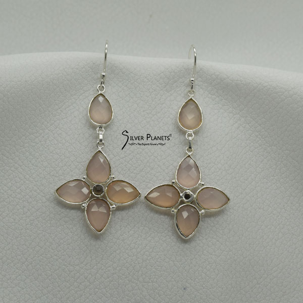 Rose Quartz Earrings