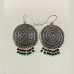 Oxidized Silver Earrings