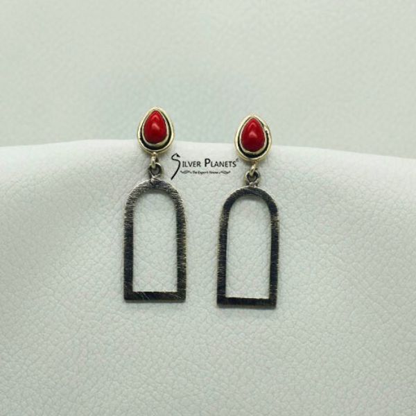 Coral Earrings