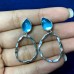 Blue chalcedony Earrings