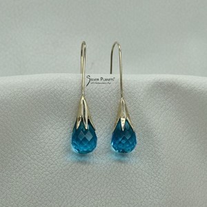 Blue Crystal Earrings