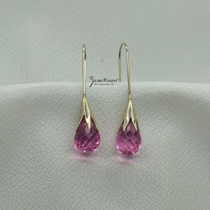 Pink Crystal Earrings