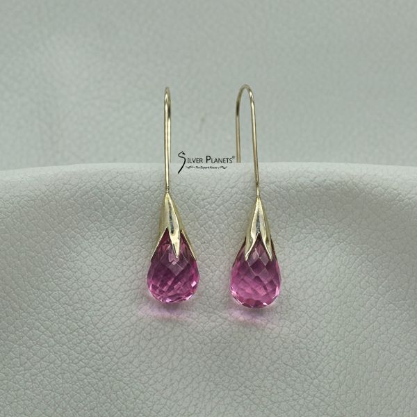 Pink Crystal Earrings