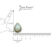 Pearl Stud Pear shape