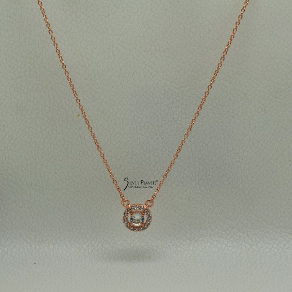 Cubic Zirconia Rosegold chain