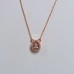 Cubic Zirconia Rosegold Chain